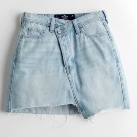 Hollister ultra high rise crossover denim mini skirt - Picture 5 of 5